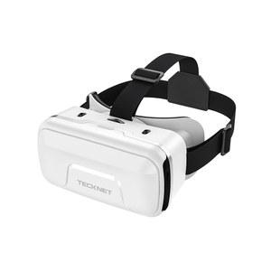 휴대폰용 테크넷 VR 헤드셋, HD 110 FOV 안티 블루 라이트 렌즈 및 조절 가능한 기어를 갖춘 가상 현실 어린이용 3D 헤드셋 삼성 안드로이드 4.7-7.2