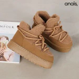 [아나이스] 뽀글이 털안감 숏부츠 5cm_25F191 [무료배송]