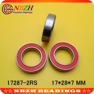 NBZH Bearing10pcs/lot 17287-2RS MR17287 17x28x7mm 자전거 바퀴 하단 브래킷 수리 베어링