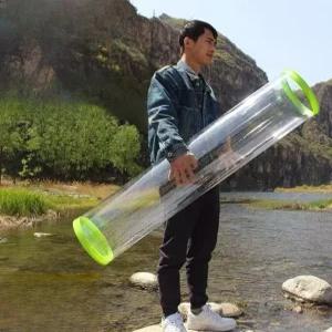 민물낚시 찌통 찌케이스 투명 수조통 아크릴 원형 맞춤