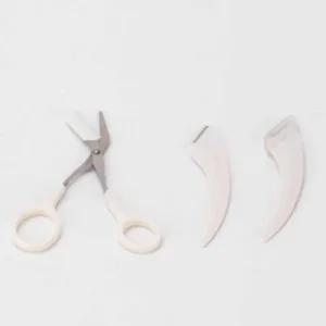 눈섭칼 눈썹용 잔털정리 솜털제거 세트(화이트) (49Rm7)