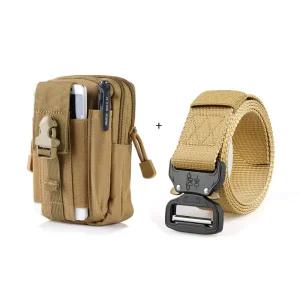 제너럴케이 스마트폰 허리 가방 힙색 벨트 세트 남자 현장 공구가방
