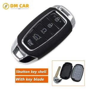 홀더 원격 5 교체 현아 키 fob 빈 Pse 쉘 버튼 스마트 케이스 자동차