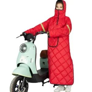 상의 재킷 방풍 오토바이 전기 롱 의류 방한 겨울용 안감 방수 두꺼운