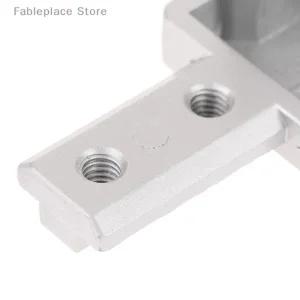 호환  T 슬롯 용 4 팩 3 방향 엔드 코너 브래킷 커넥터 2020 3030 4040 알루미늄 압출 프로파일 3 차원 브