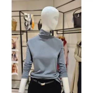 [SI](의정부점)하이넥 코튼혼방 티셔츠 (SOLI 9833)