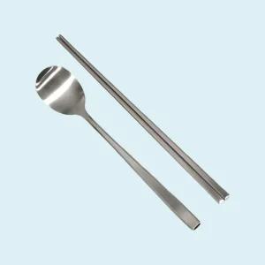 NW 스텐 수저세트 숟가락젓가락 식당 단체급식 쇠수저 무광무지