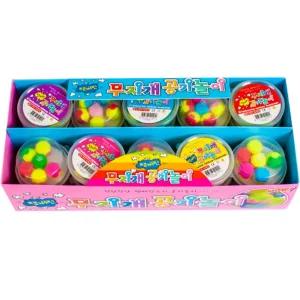 탬버린 무지개 공기 놀이 30개 공기알 게임 장난감 어린이