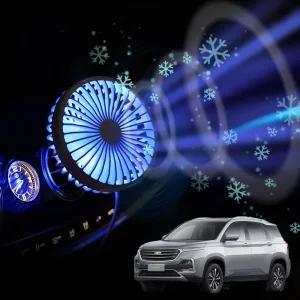 캡티바 차량용 송풍구 호환 선풍기 시즌3여름 운전 트럭 자동차팬 차량 자동차용 USB 쿨링 용선풍기 카팬