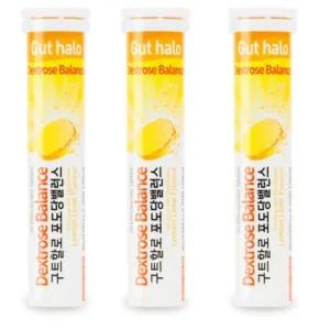 데일리원 포도당 발포 정 이온 음료 보충 20정 X3개