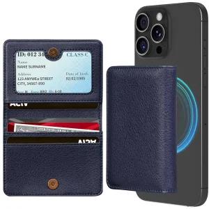 LOHASIC MagSafe와 호환되는 휴대폰 케이스용 마그네틱 폰 지갑 카드 홀더 10개 이상의 카드에 적합 RFID