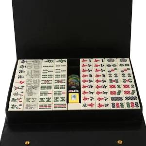 일본 마작 세트 휴대용 케이스 보드게임 여행용 작혼