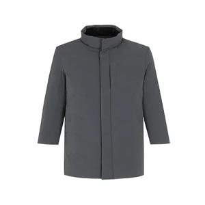 [보스트로]스탠 카라 그레이 경량 구스 다운 코트-M1OT2442