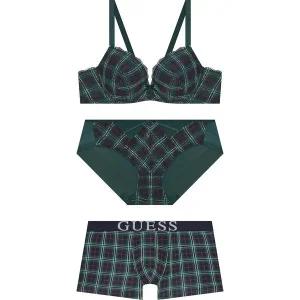 [게스언더웨어](신세계 사우스시티)홀리데이 글렌체크 와이어 커플속옷세트DWBRB11CC