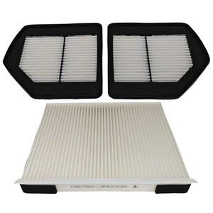 2018-2020 제네시스 G80 3.3L 5.0L, 2017-2022 G90 3.3L, 2018-2022 2015 현대 제네시스용 1쌍 엔진 에어 필터 및 캐빈 장착, 28128B1000 28127B1000 087903M000A 교체