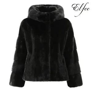 [진도모피]진도 Elfee 풀스킨 휘메일 밍크 후드 자켓 (E9W3EJ15)