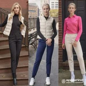 애플라인드 초특가 기모 본딩 팬츠 3종 여성