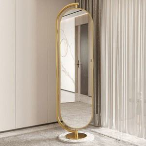 대형 거울 수납형 전신거울 골드프레임 아치형 스탠드