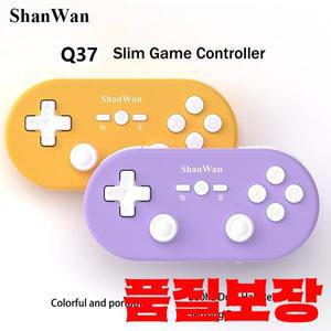 ShanWan Q37 무선 게임 컨트롤러 블루투스 미니 패드 안드로이드 IOS PC 휴대 전화 용 마이크로 홀 더블 로