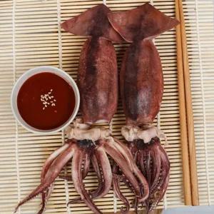 원양산 손질 통오징어 6미 (팩당/2미-350g x 3팩)