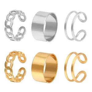 [골드스마일]쥬얼리 악세사리 그레이스링 여자 레이어드 은