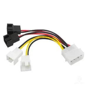 IDE 4핀 to 쿨링팬 쿨러 연결용 전원선 변환케이블 5V 12V 메인보드 어댑터 연결잭 데스크탑 젠더 파워케이