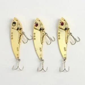 메탈 농어 갈치 바다 쏘가리 낚시 루어 18g 골드 스푼 (WFKO1PS)