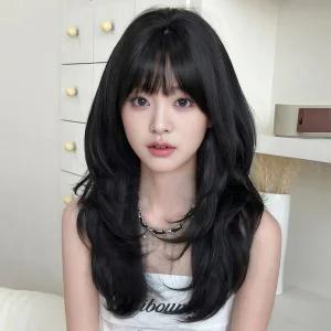 키라비 가발 여성 통가발 롱 허쉬 레이어 컷 60cm KPE-9289-4