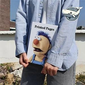 고품질 귀여운 인테리어 소품 노랑괴물 캐릭터 가짜 모형책 가짜책 인테리어책 가짜책상자 WFH65J6