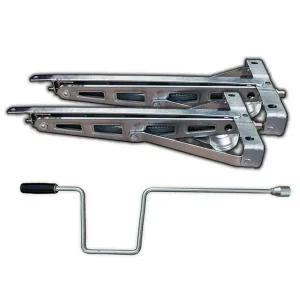 1.2톤 아웃트리거 카라반 트레일러 2P 핸들포함 세트