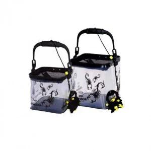 [골드스마일]투명 살림망 로프 그물망 두레박 바구니