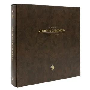 모닝글로리 점착앨범 4R 45매 브라운 포토 성장사진앨범 붙이는 아기 가족 접착식 전시