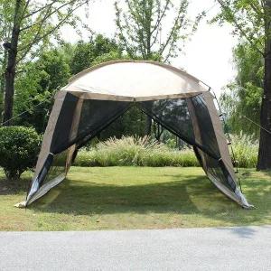 [골드스마일]에코 캠프 대형 메쉬 스크린 텐트 6인용 8인용 리빙쉘 쉘터