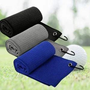 [골드스마일]골프용 쿨 마이크로파이버 와플 흡수 타월