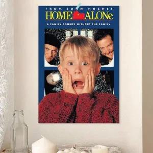 [더아트컴퍼니]감성 빈티지 영화 크리스마스 포스터 그림 액자 (3+1) 83. 나 홀로 집에 A