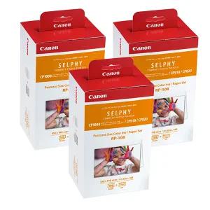 캐논셀피 RP-108 * 3개 (324매) 포토프린터 용지 CP1500 CP1300 CP1200 CP1000