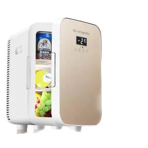 올비의창고 미니김치냉장고 미니 냉장고 2도어 20L 차량용 가정용 터치 스크린 냉장 냉동