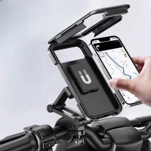 커버형 바이크 스마트폰 거치대 오토바이 방수 폰받침 자전거핸드폰거치대