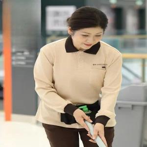 호텔 청소복 미화 병원 유니폼 건물 복장 근무복 직원복 단체 긴팔티 객실 청소유니폼