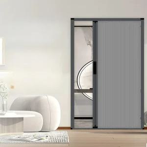 간이 중문 셀프 커튼 베란다 중간문 조립식 안방 여닫이