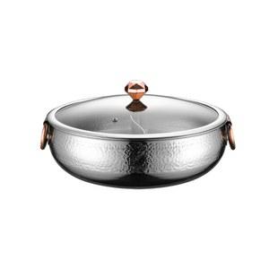 샤브샤브 샤브올데이 스타일 전골 냄비 반반 (뚜껑X) 마라탕 26CM