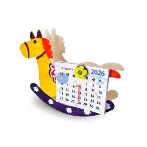 방과후교실 연말활동 2026 말띠달력 흔들나무목마 연필꽂이 달력만들기10개