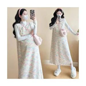 여성 데일룩 원피스 민소매 도톰 니트 가을 겨울 나시 롱 DAOL4