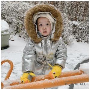 [블루고래] NEW 유아동 실버 골드 올인원 스키복 올오버 방한복 일체형 썰매복 점프슈트 보드복 눈썰매장