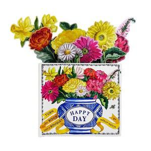 꽃책 팝업북 집들이 선물 시들지않는 부케북 단일 블루 아트 데코 공책 플립 예정