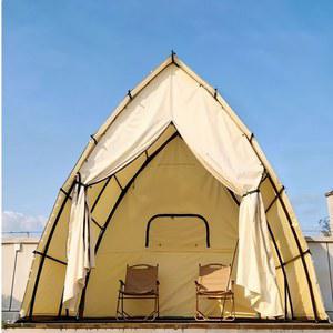 글램핑 텐트 쉘터 감성 방가로텐트 투명 삼각형 티피텐트 경량 캠핑