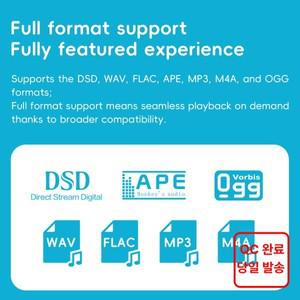 SnowSky FiiO Echo 미니 하이파이 블루투스 MP3 순수 음악 플레이어 15 시간 재생 3.5mm 4.4mm 헤드폰 출력