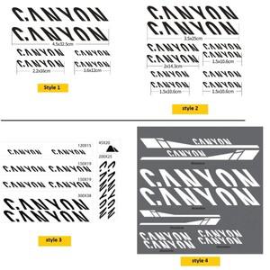 프레임 스티커 캐년 도로 자전거 산 MTB 레이스 사이클링 데칼 CANYOU 용 PVC