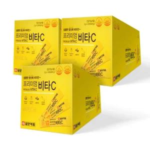 일양약품 프리미엄 비타민C 200포 3개 / 300일분 항산화 수용성 비타민 가루 분말 과립