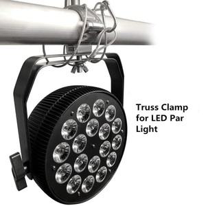 알루미늄 무대 조명 트러스 클램프, DJ 라이트 후크, LED PAR 이동 헤드 빔 스폿 파이프 직경 48-52mm, 로